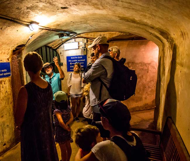 North Fort Tunnels North Head Sanctuary Manly Group Tour 650X550
