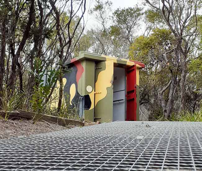 Plotting Room North Fort Manly Entrance 650X550