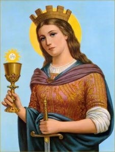 St Barbara, Patron Saint of Gunners