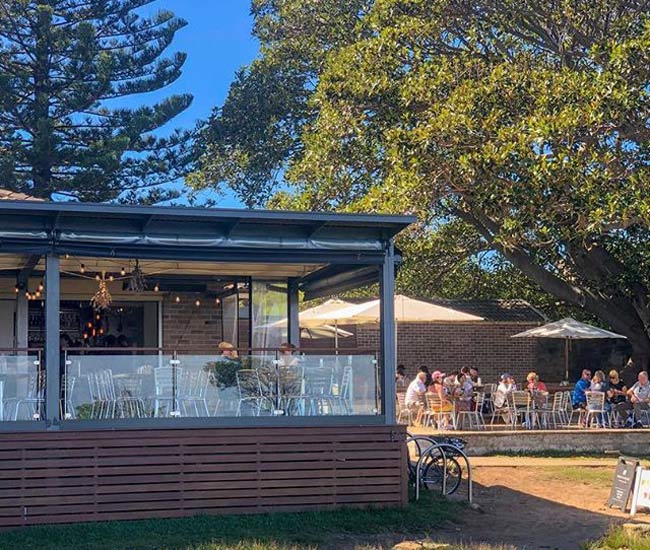 Bella Vista Cafe North Head Manly 650X550