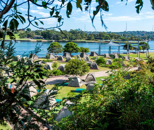Cockatoo Island Campground Northern Apron Sydney Harbour 650X550