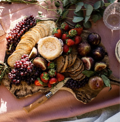 Picnic Food Grazing Board Cheese 510X520