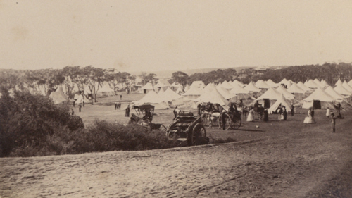 ‘Easter military manoeuvres’. From the Australian Town and Country Journal (14 April 1888), p.26. Courtesy of the State Library of NSW, TN83A.