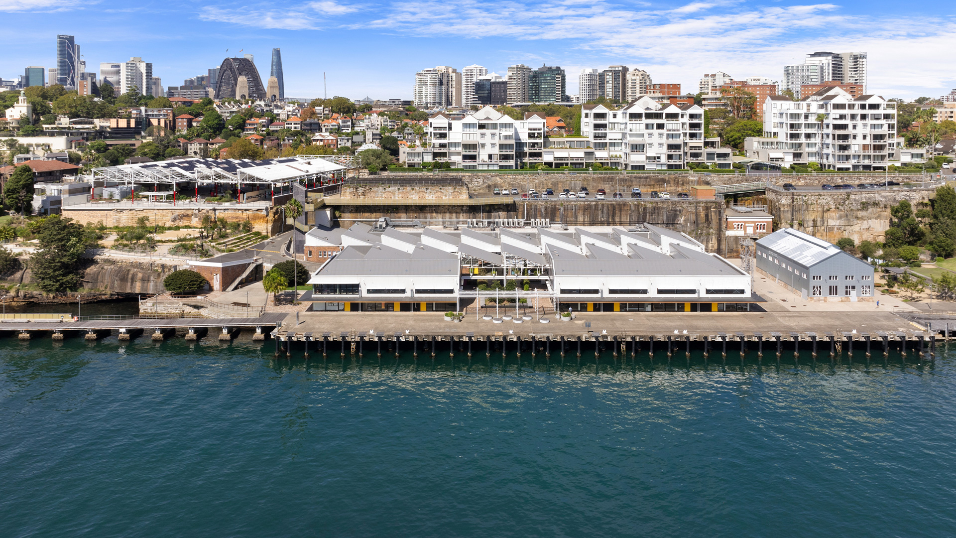 Aerial image of Sub Base Platypus in North Sydney.